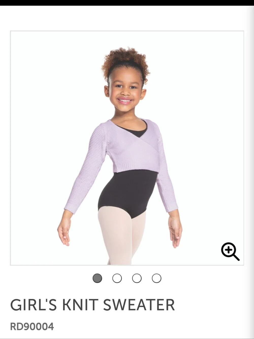 Revolution Girls' Knit Sweater - Soft Lilac